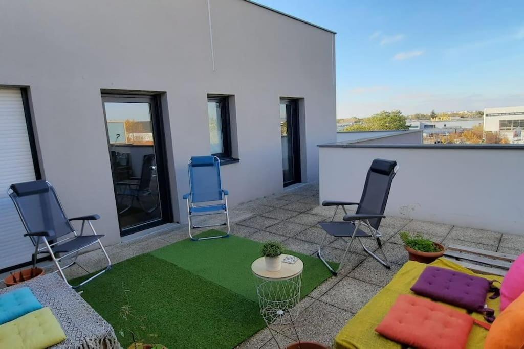 Magnifique Appartement Avec Terrasse Et Parking, 8 Personnes Nanterre Exterior foto